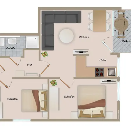 Haus Treibholz 5 * Büsum